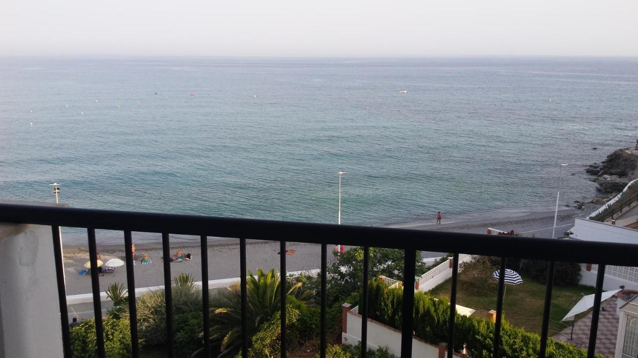 Precioso Apartamento Frontal Al Mar Nerja Buitenkant foto